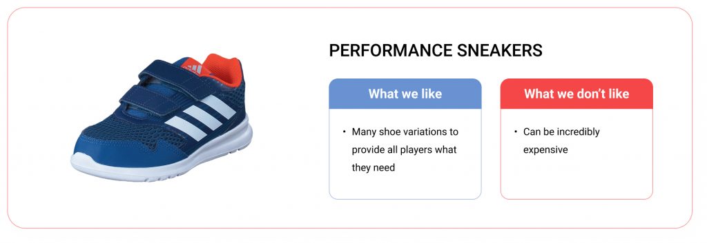 Performance sneakers