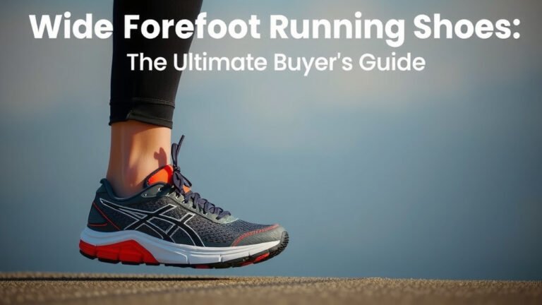 Wide Forefoot Running Shoes: The Ultimate Buyer's Guide