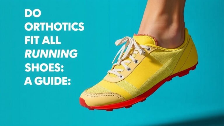 Do Orthotics Fit All Running Shoes: A Guide