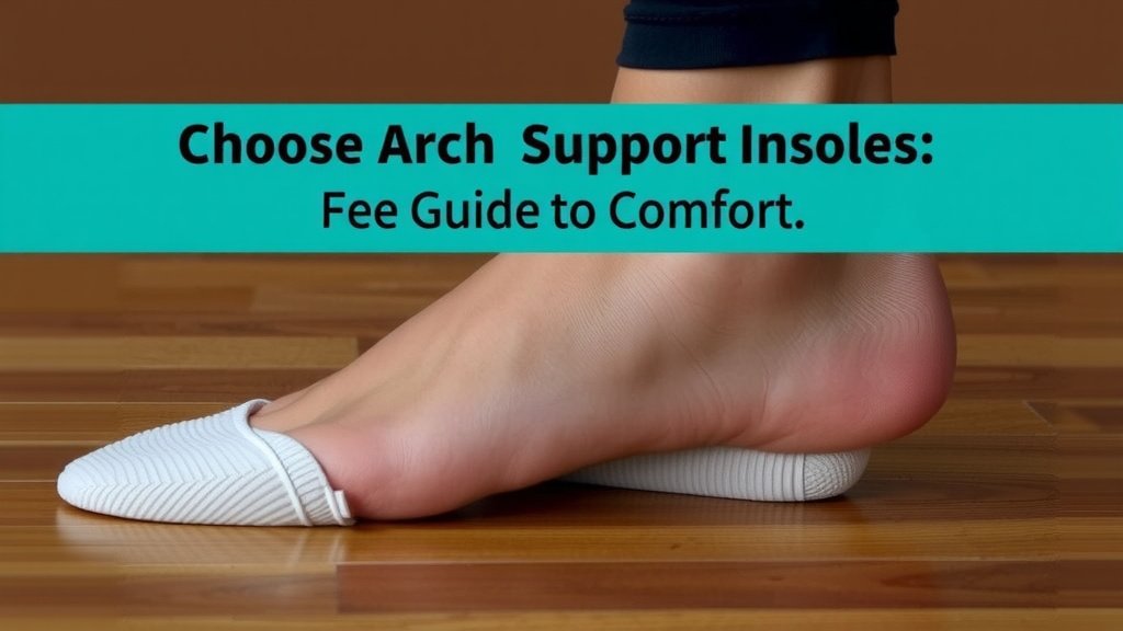 Choose Arch Support Insoles: Your Guide to Comfort