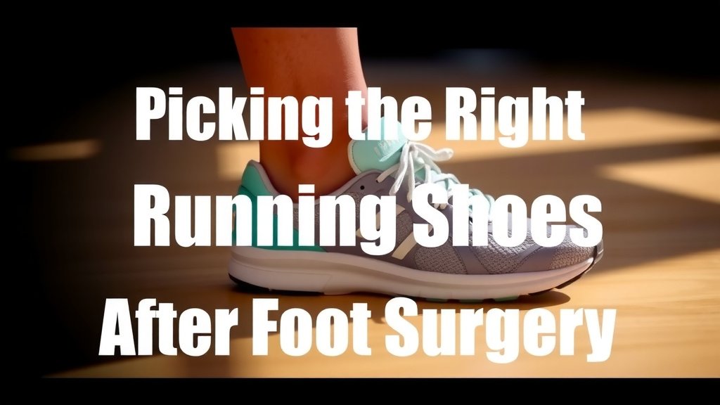 Picking the Right Running Shoes After Foot Surgery
