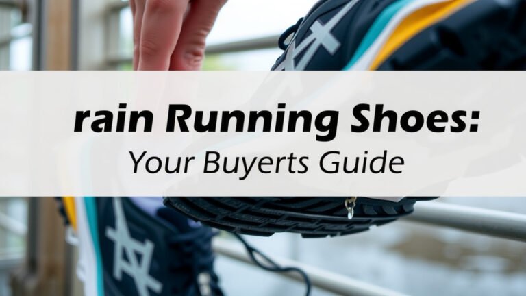 Rain Running Shoes: Your Buyer's Guide