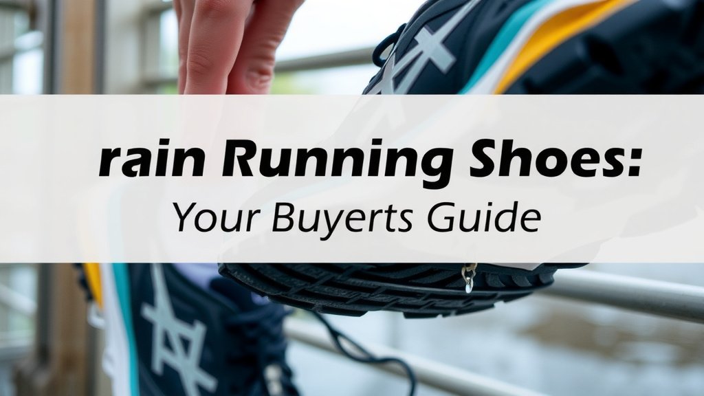 Rain Running Shoes: Your Buyer's Guide