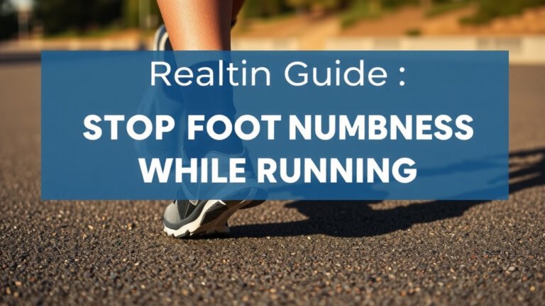 Stop Foot Numbness While Running: Your Guide