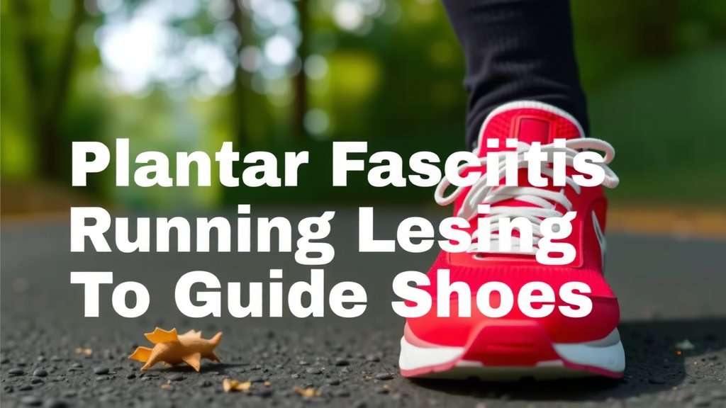 Plantar Fasciitis Running Shoes: Your Guide