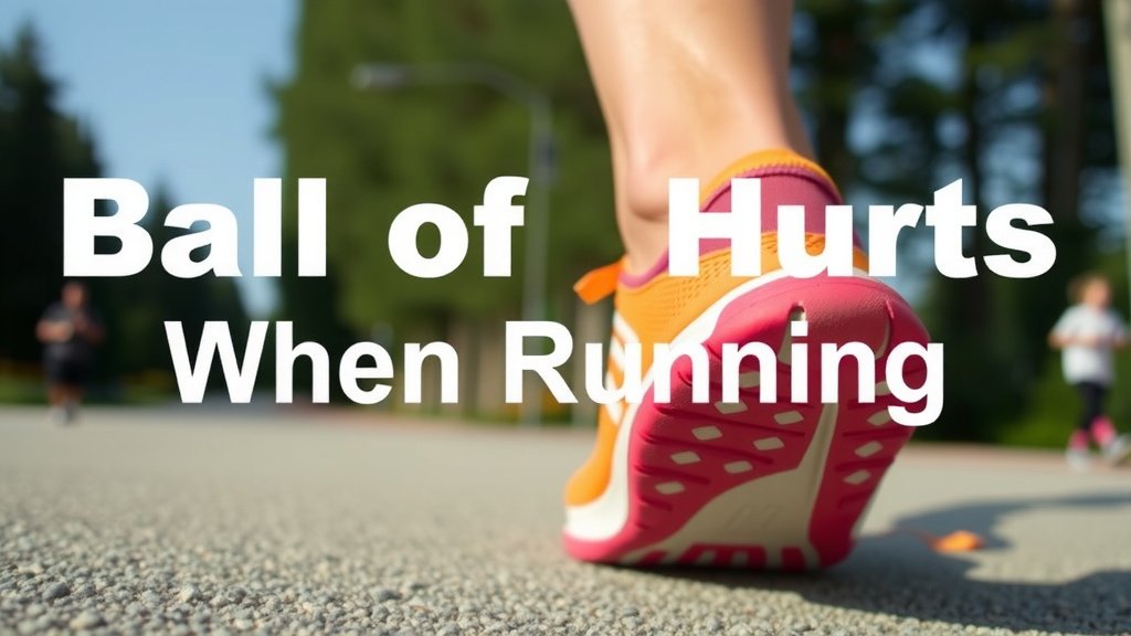 Why Your Ball of Foot Hurts When Running
