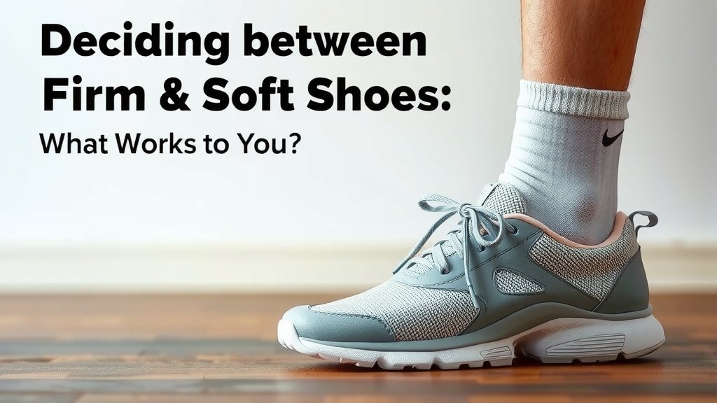 Deciding Between Firm and Soft Shoes: What Works for You