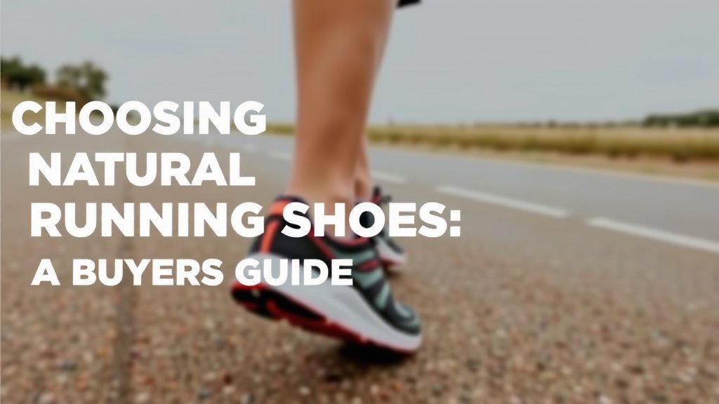 Choosing Natural Running Shoes: A Buyer's Guide