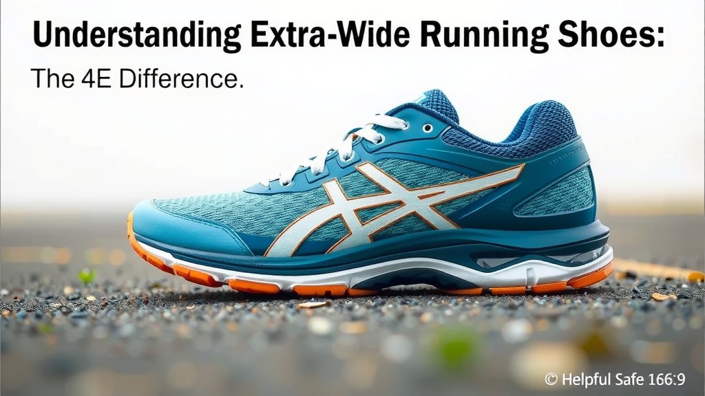 Understanding Extra-Wide Running Shoes: The 4E Difference