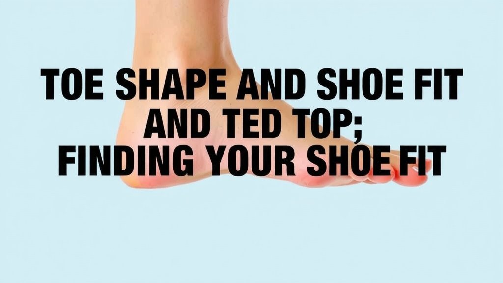 Toe Shape and Shoe Fit: Finding Your Perfect Pair