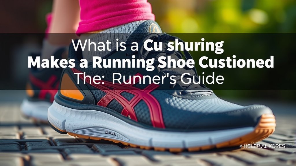 Understanding What Makes a Running Shoe Cushioned