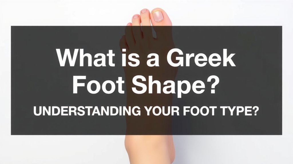 What is a Greek Foot Shape? Understanding Your Foot Type