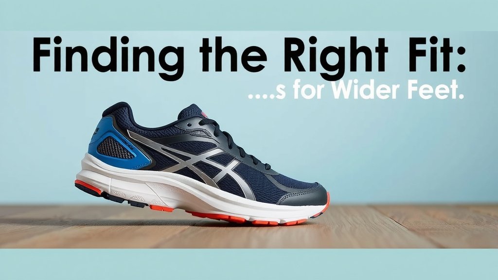 Finding the Right Fit: Running Shoes for Wider Feet