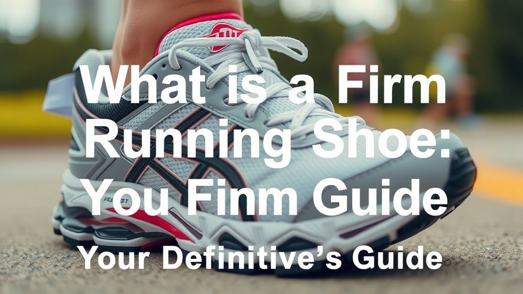 Understanding Firm Running Shoes
