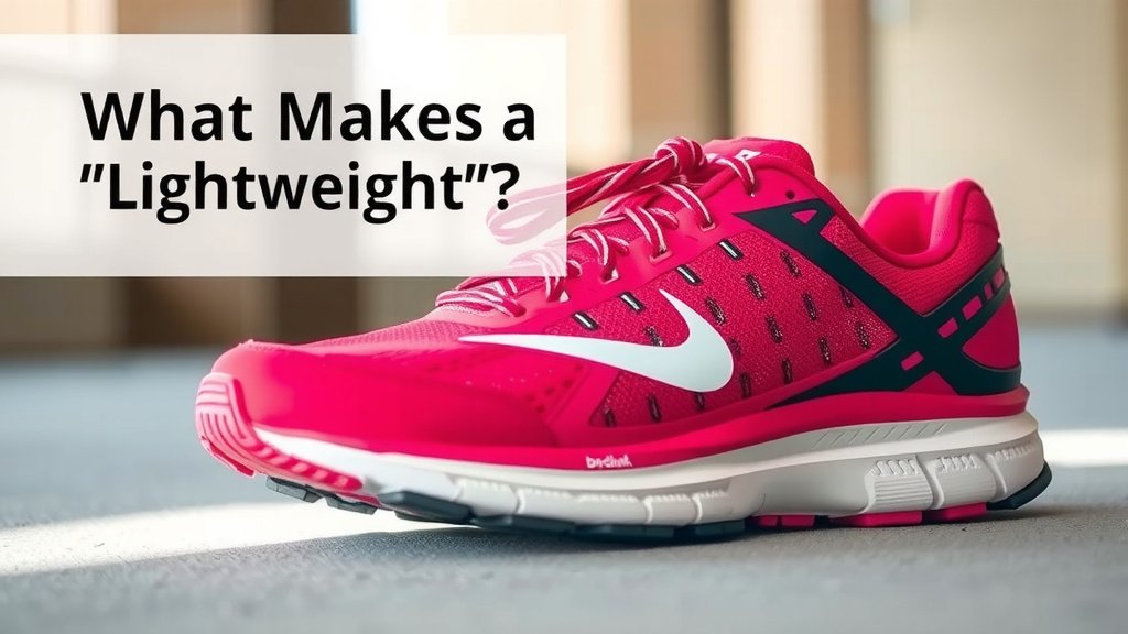 What Makes a Running Shoe "Lightweight"?